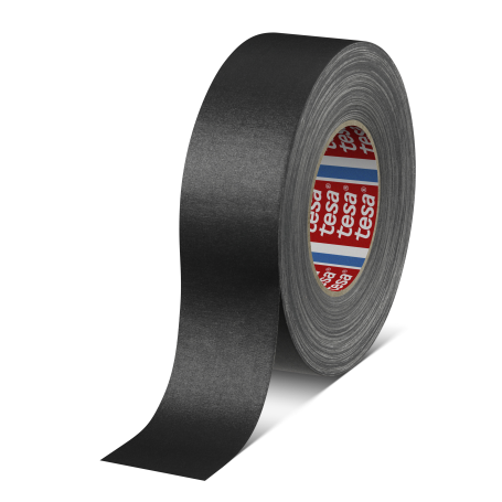 Tesa 4661 Duct tape universeel (148 Mesh) 50mm x 50 meter Zwart