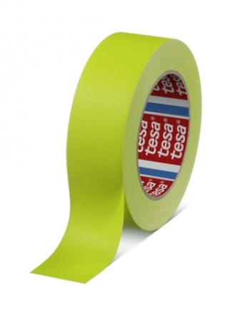 Tesa 4671 Duct tape topkwaliteit (120 Mesh) 50mm x 25 meter Fluor Geel