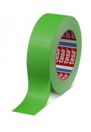 Tesa 4671 Duct tape topkwaliteit (120 Mesh) 50mm x 25 meter Fluor Groen