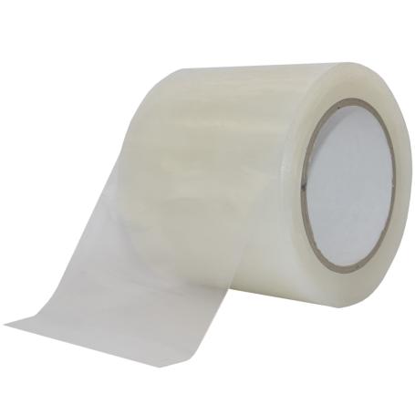 5411 PE hoogwaardig weersbestendig tape 100mm x 33 meter Transparant