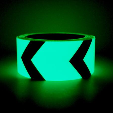 Tape glow in the dark pijl