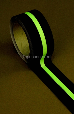 5868STR Antislip tape met streep Glow in the Dark 50mm x 9 meter