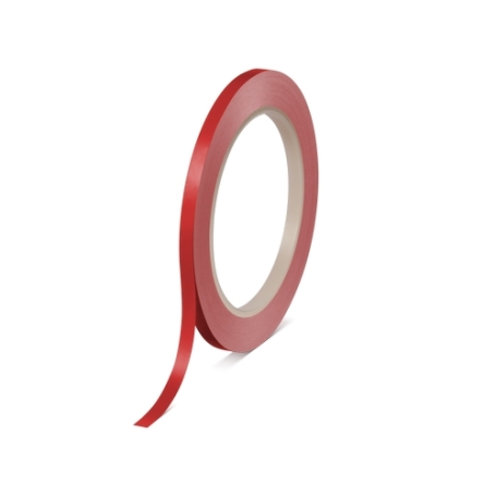 Tesa 60404 PVC zakkensluiter tape (0.067mm) 6mm x 66 meter Rood