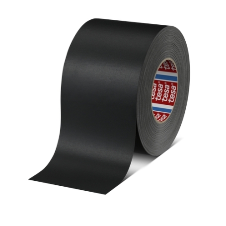 Tesa 4651 Duct tape topkwaliteit (148 Mesh) 100mm x 50 meter Zwart