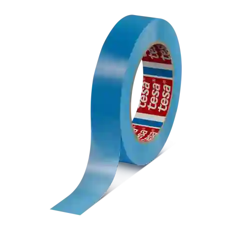 Tesa 64283 PP strapping tape (0.077mm) vlekvrij 25mm x 50 meter Licht Blauw