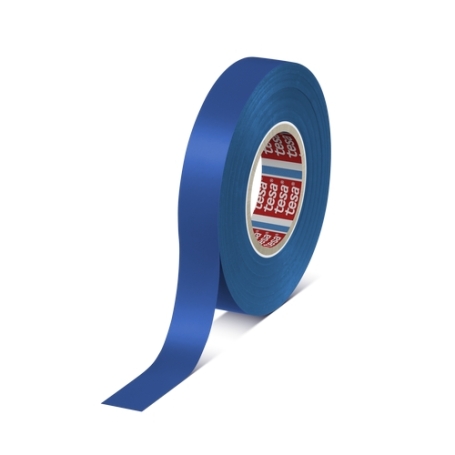 Tesa 4163 soft PVC isolatietape (0.13mm) 15mm x 33 meter Blauw