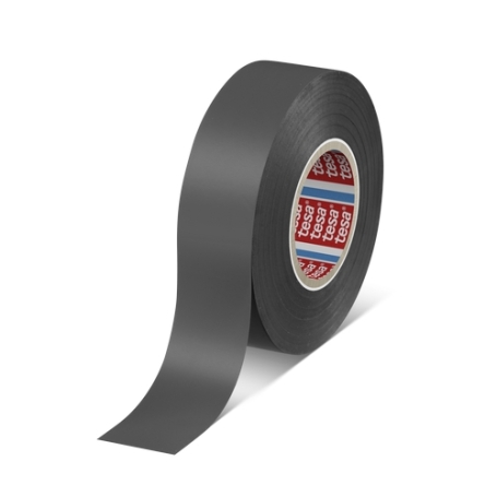 Tesa 4163 soft PVC isolatietape (0.13mm) 25mm x 33 meter Grijs