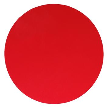 Vloersticker grote rode cirkel