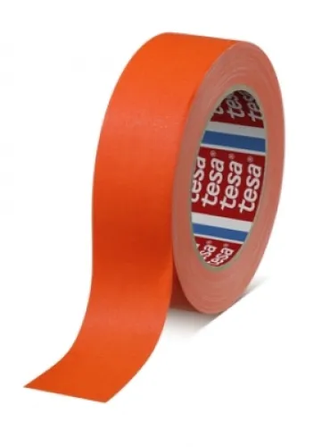 Tesa 4671 Duct tape topkwaliteit (120 Mesh) 38mm x 25 meter Fluor Oranje