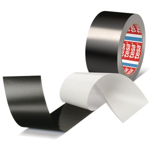 tesa 50577 Aluminium tape (85µm) 50mm x 25 meter Mat Zwart
