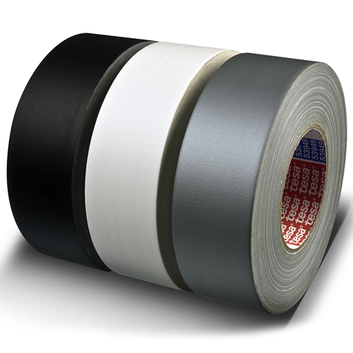 tesa 53949 Duct tape topkwaliteit (80 mesh) 50mm x 50 meter Mat Zwart