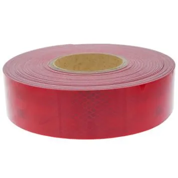 5848 Hoogwaardig reflecterende tape 50mm x 2 meter Rood