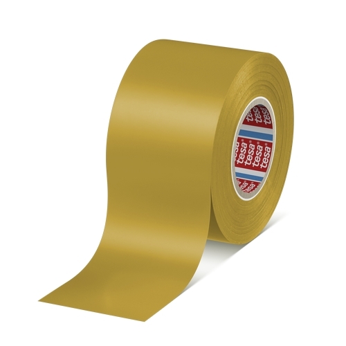 Tesa 4163 soft PVC isolatietape (0.13mm) 50mm x 33 meter Geel