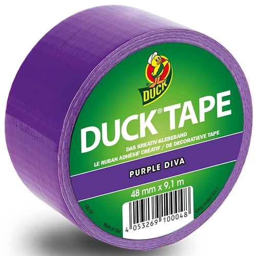Duck tape uni 48mm x 9.1 meter Purple Diva