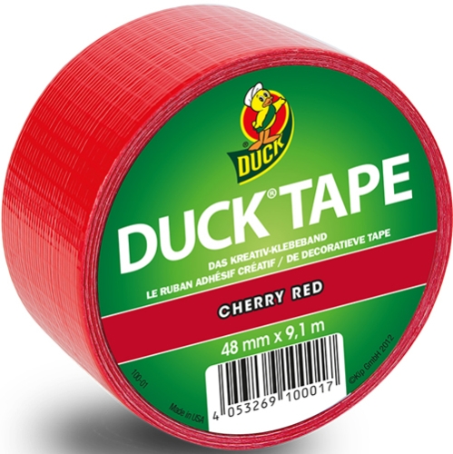 Duck tape uni 48mm x 9.1 meter Cherry Red