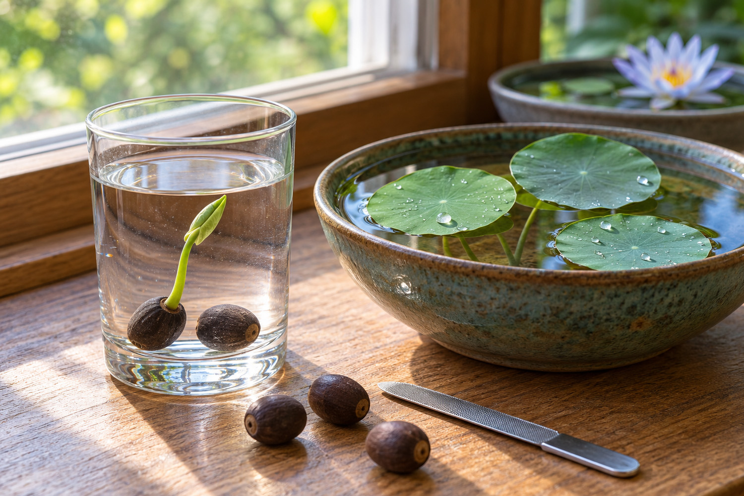 How to Grow Lotus from Seed: Sacred Lotus and Blue Lotus
