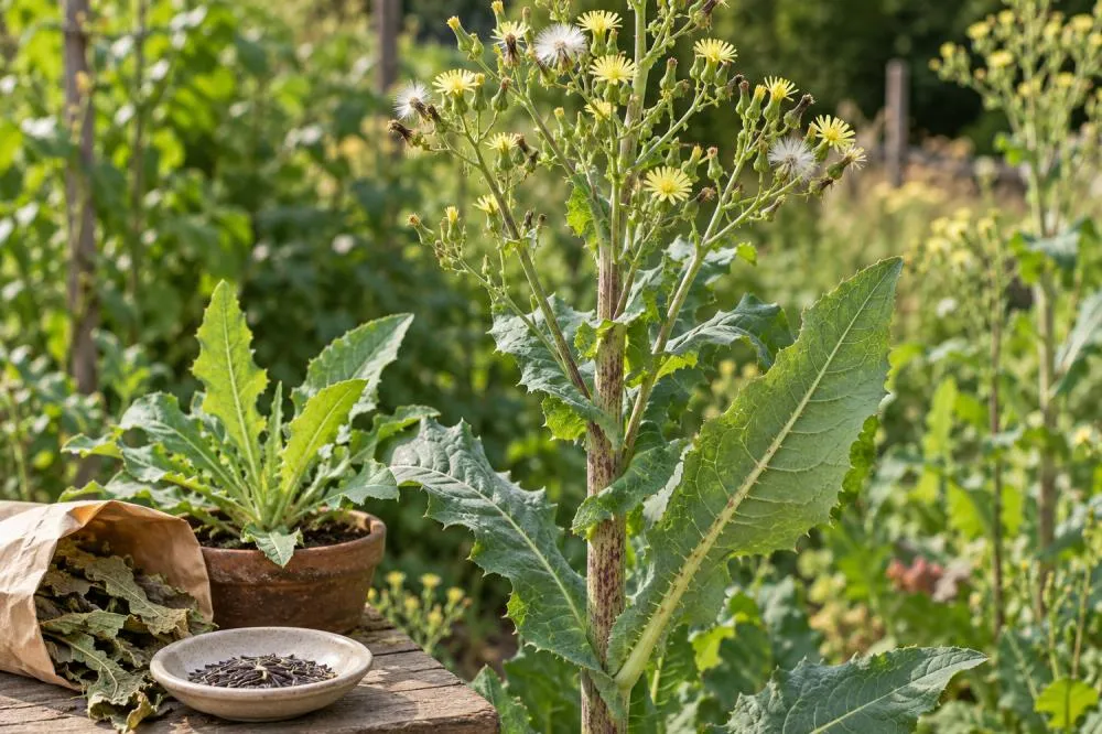 Wild Lettuce (Lactuca virosa): Identification, Growing and Facts