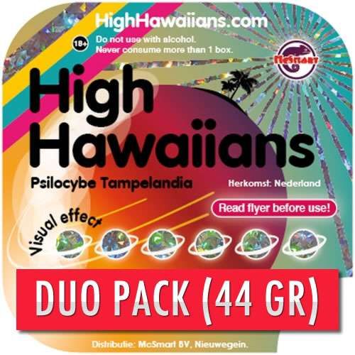 Dos paquetes de trufas High Hawaiians (44 Gramos)