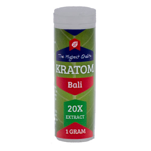 Kratom Bali red 20X extract - Mitragyna speciosa
