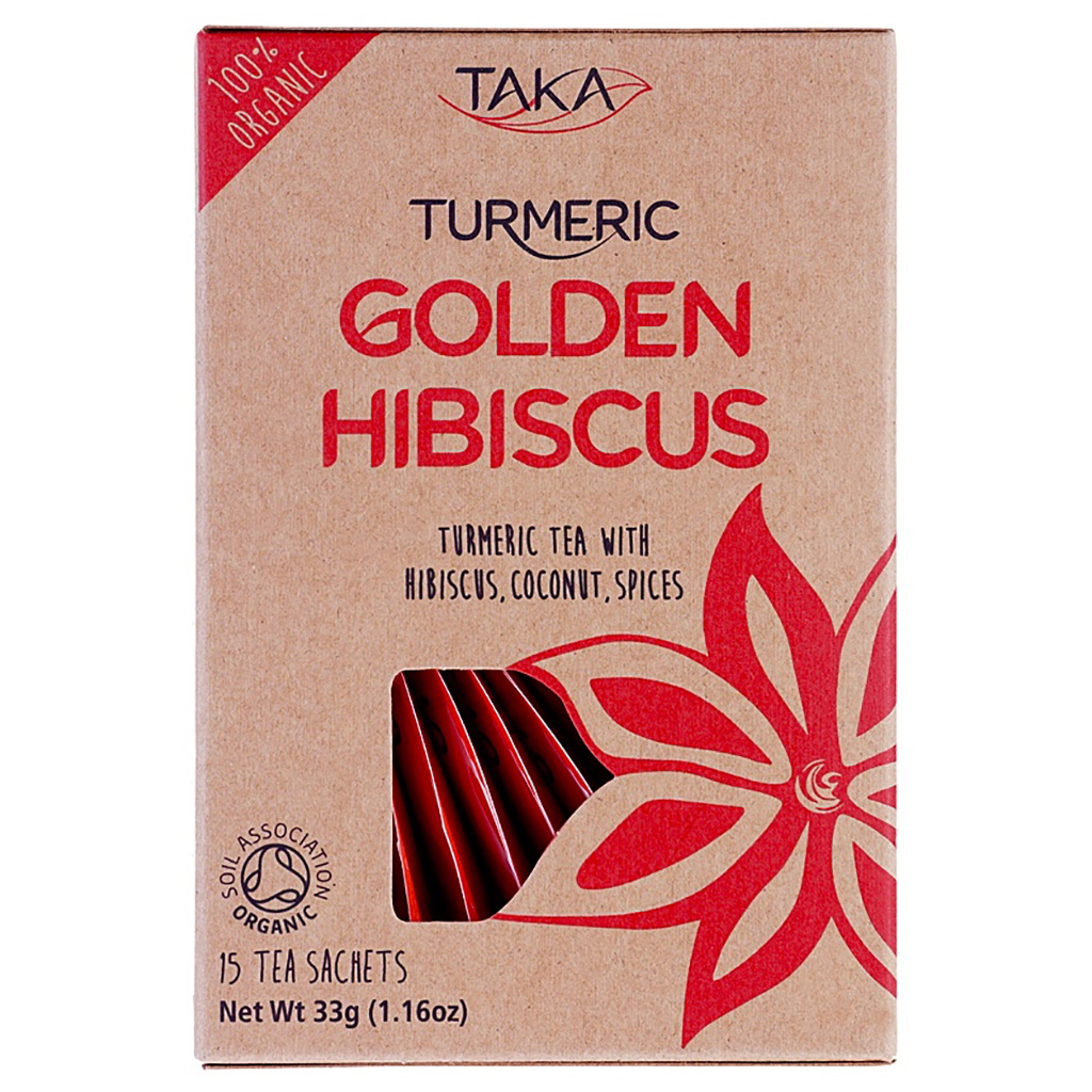 Taka Turmeric Golden Hibiscus - 15 bags