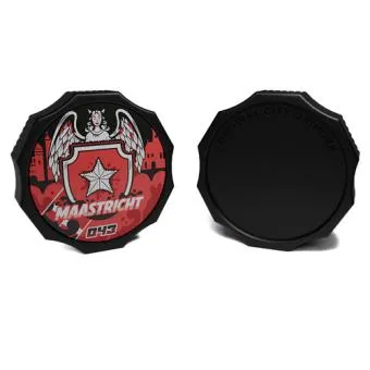 City Grinder Nijmegen 55mm, white 2-part grinder with magnetic closure
