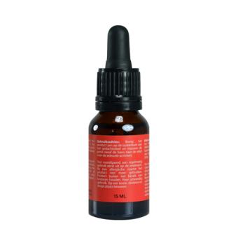 15 ml bottle of Endura Cobra black cumin oil for penis massage