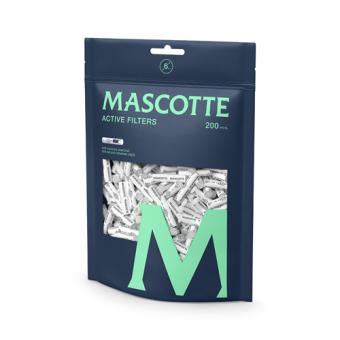 Mascotte Active Filters 200 in resealable bag, white 6 mm active filters