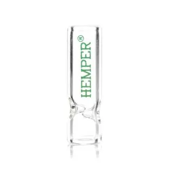 HEMPER glazen filter tips 6mm van borosilicaatglas, herbruikbaar
