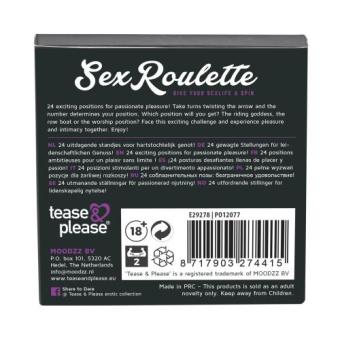 Tease & Please Sex Roulette Kama Sutra, box with spinner and 24 erotic positions