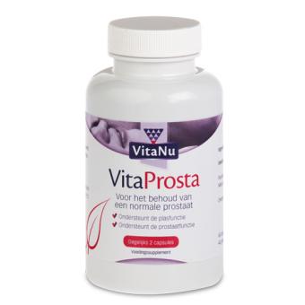 VitaProsta by VitaNu, tub and box of 60 pumpkin seed oil softgels