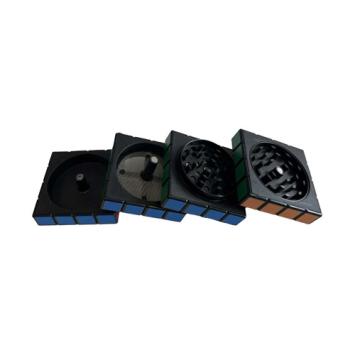 Aluminium Magic Square Grinder 4-teilig