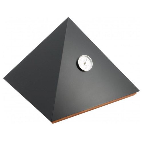 Piramide humidor Deluxe M zwart - Adorini