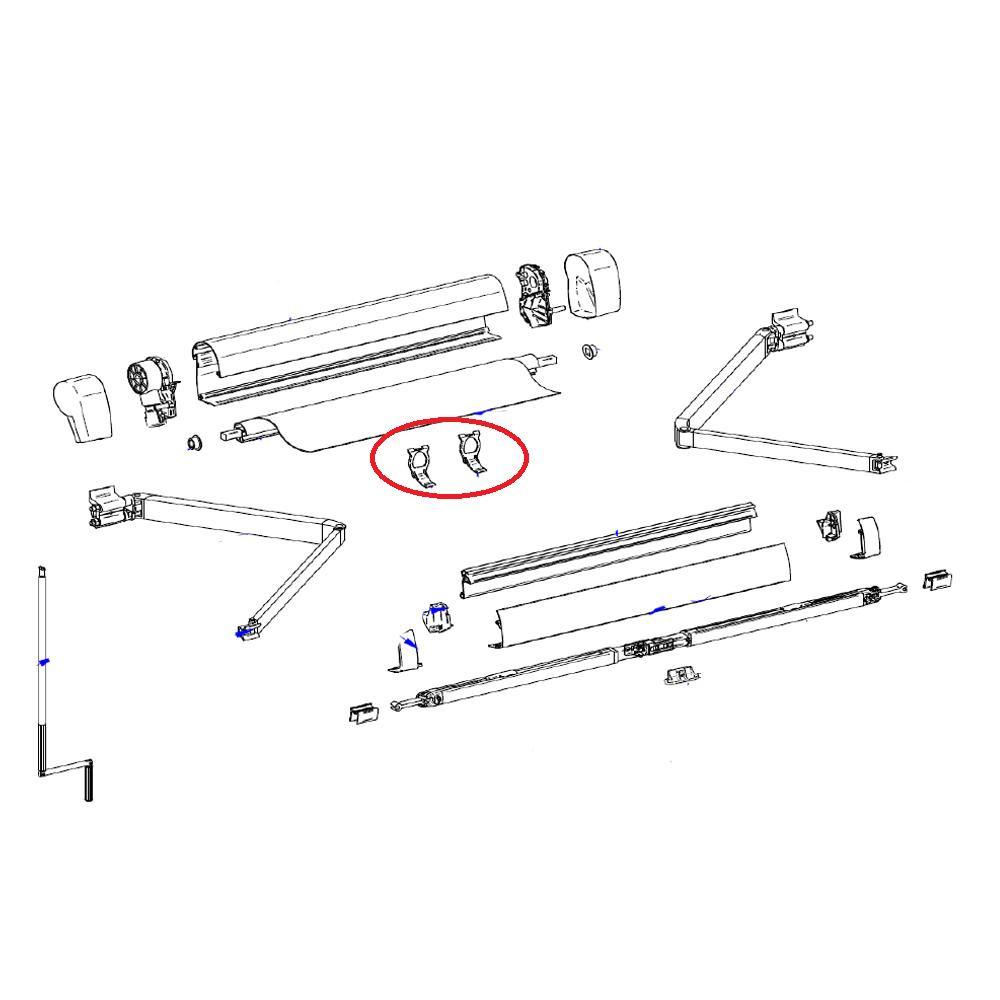 Thule 5102 Positioner Spring Arm VW 2stuks