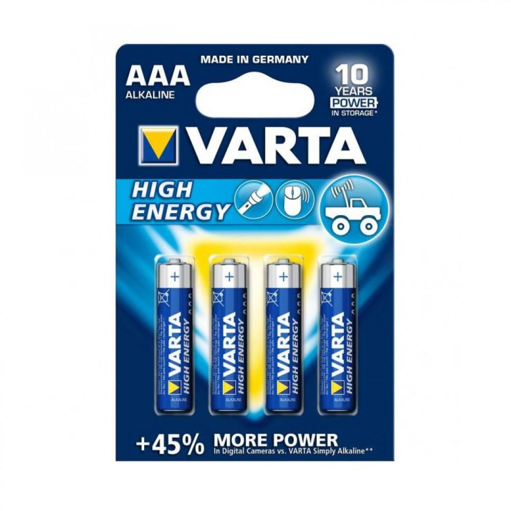 Varta High Energy Alkaline AAA Potl. L03 (bl a 4)
