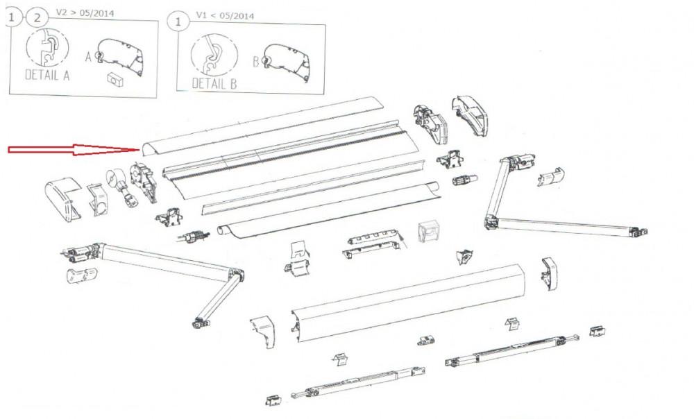 Thule 6300 Cover Housing 4.25 Antraciet