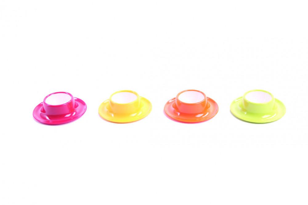 Gimex Promo Line Rainbow Eierdoppenset 4st