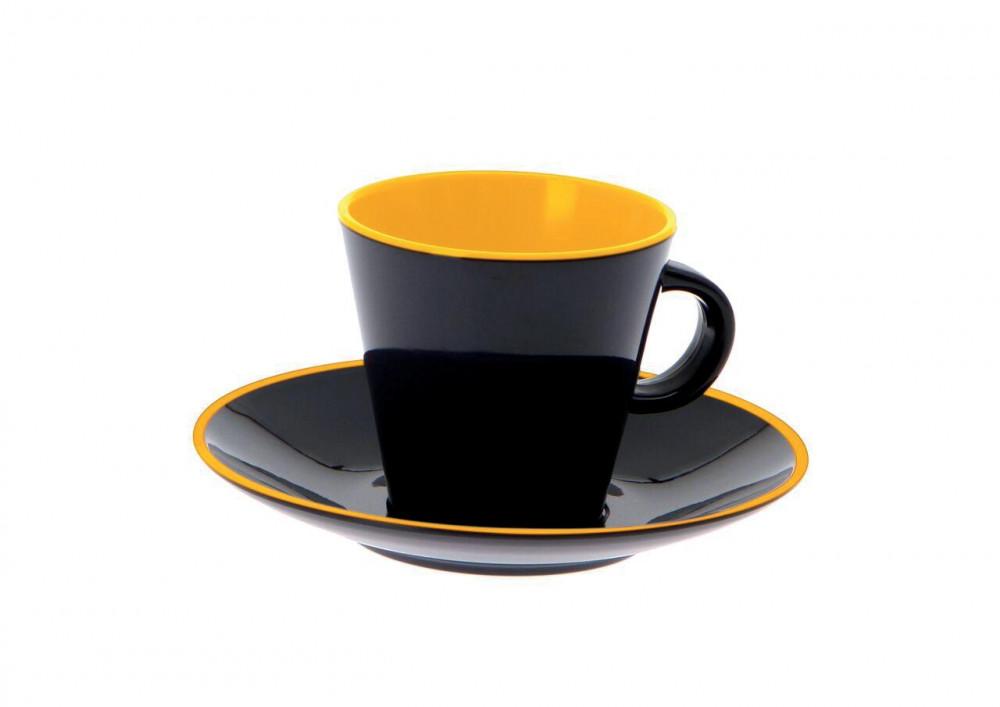 Gimex Grey Line Yellow Espresso Set 2st-4delig