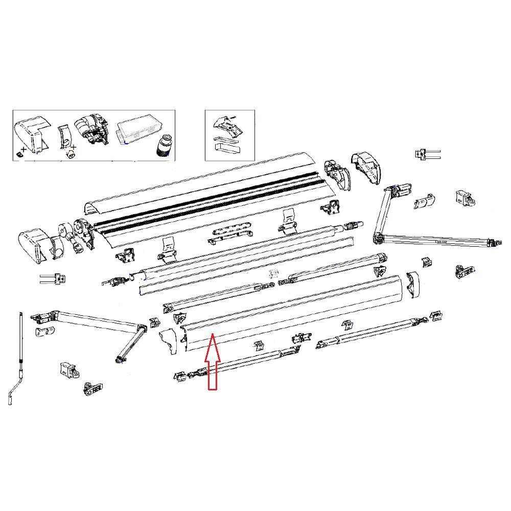 Thule 6300 Lead Rail 3.00 Wit