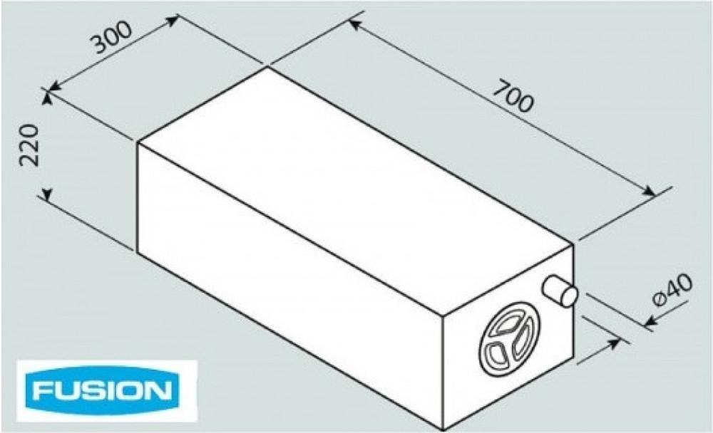 Watertank 43l V4-05 EV0905