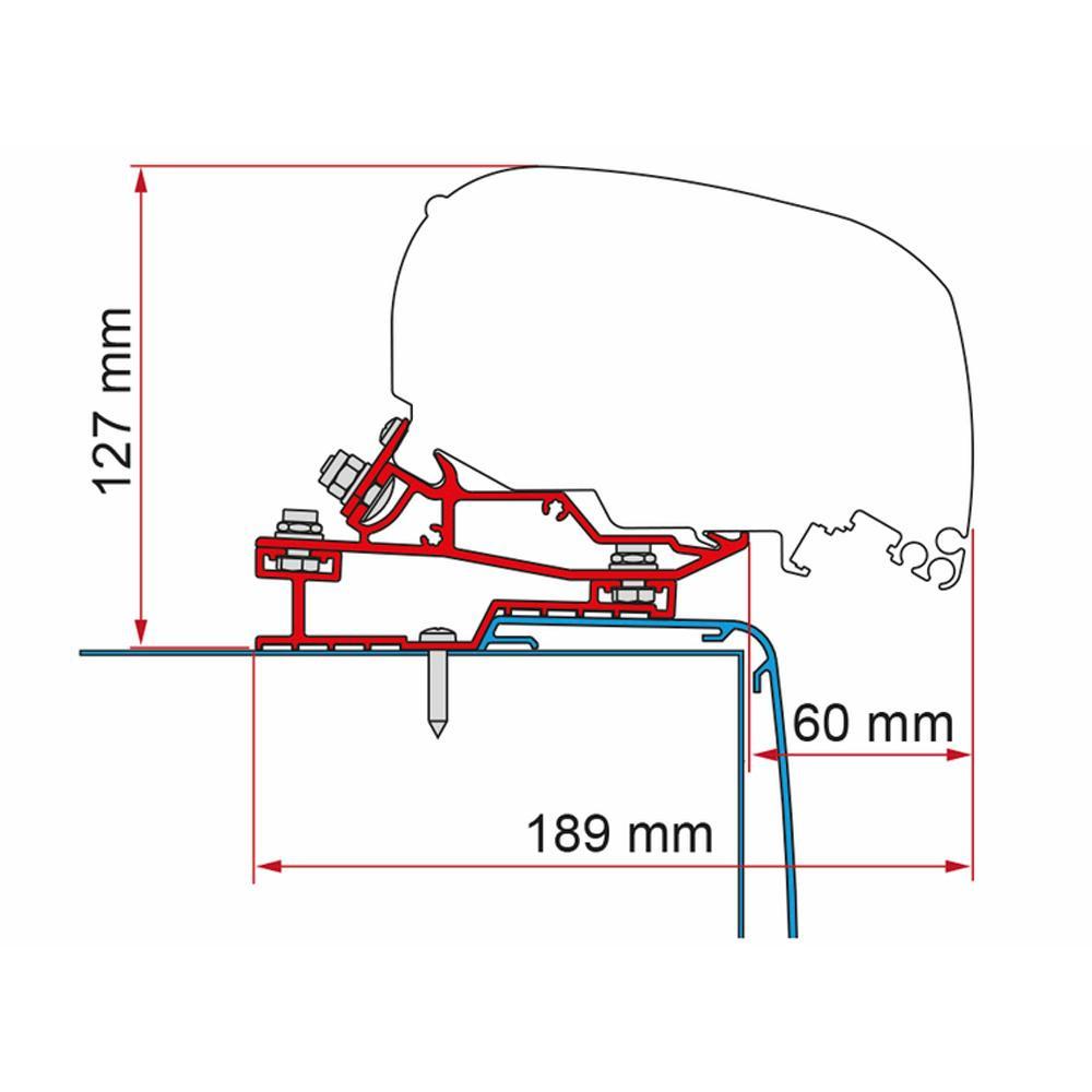 Fiamma Rapido C-Line Adapter 400 F65/F80