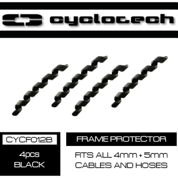 Rahmenschutz (4 stück) Schwarz Cyclotech Protect Pro