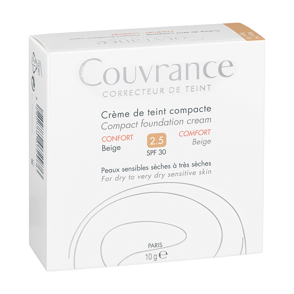 Avène Couvrance Getinte Compact Crème Beige Comfort 2.5 9,5g