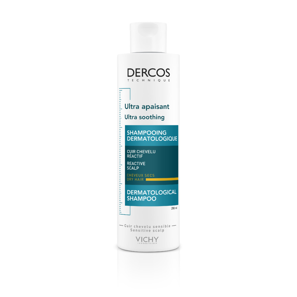 Vichy Dercos Dermo Ultra-Kalmerende Shampoo Droog Haar 200ml