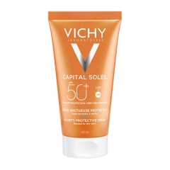 Vichy Capital Soleil Fluweelachtige crème SPF50 Zonbescherming 50ml