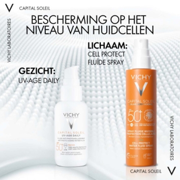 Vichy Capital Soleil Cell Protect Fluide Spray SPF50+ 200ml