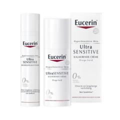 Eucerin UltraSensitive Reinigingslotion 100ml en kalmerende crème droge huid 50ml Routine Kit