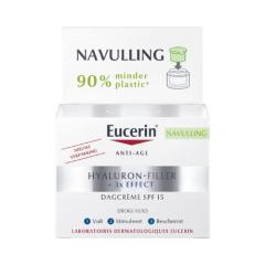 Eucerin Hyaluron-Filler 3x Effect Dagcrème Droge Huid SPF15 Navulverpakking 50ml