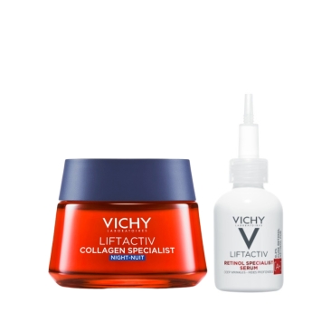 Vichy Liftactiv Retinol Specialist Anti-Rimpels Nacht Routine Kit Mijnhuidonline advies