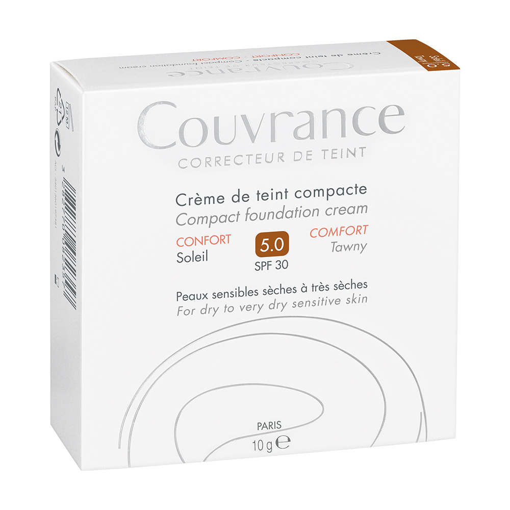 Avène Couvrance Getinte Compact Crème Soleil Comfort 9,5g