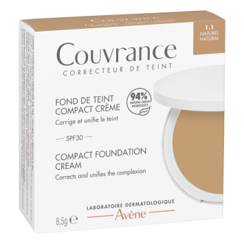 Avène Compacte Foundationcrème 1.1 Naturel Dekking 8,5gr